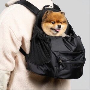 New Oskar & friends Pet Carrier Backpack for Dogs or cats - Black